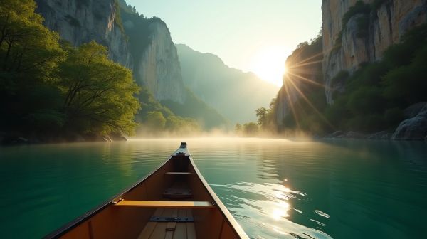 Vivre une aventure en canoë dans l'Ardèche