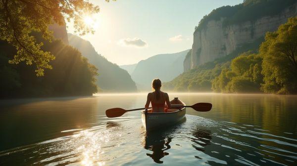 Vivre une aventure en canoë dans l'Ardèche